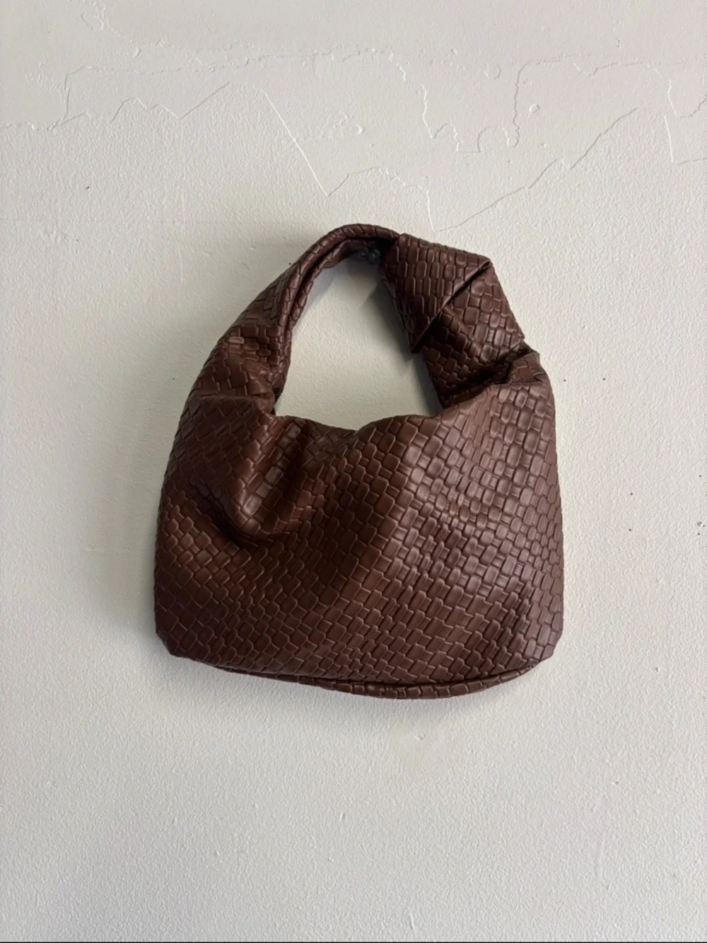 MOTF Woven Brown Hobo Bag Handbag